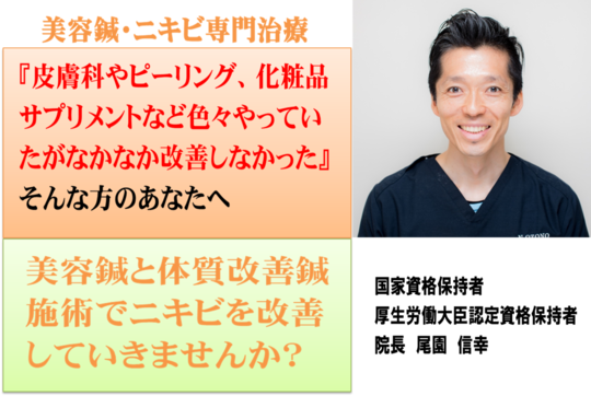 ニキビ治療美容鍼ならプメハナ鍼灸整骨院 葛飾区亀有